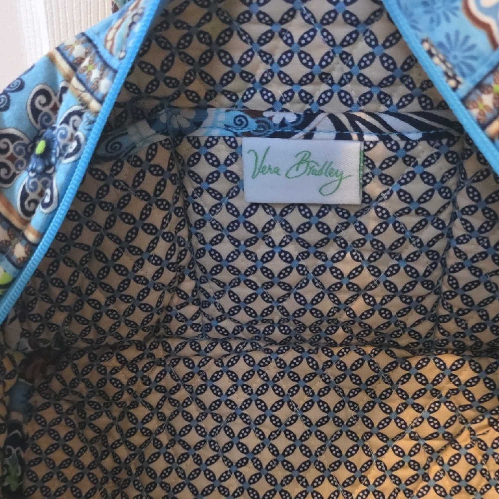 Vera Bradley Floral Shoulder Bag in Blue and Green - Picture 5 of 7